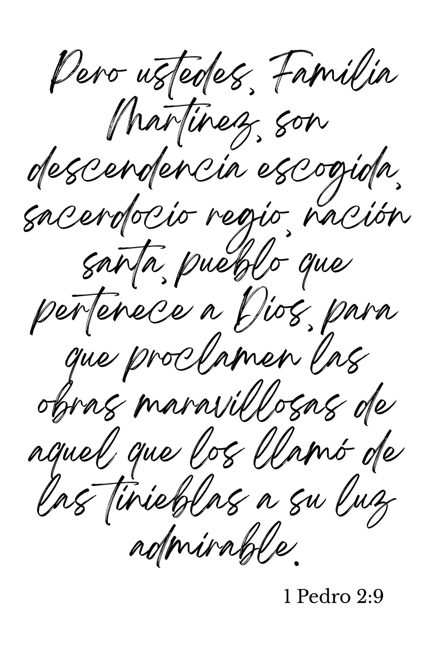 1 Peter 2:9 Poster