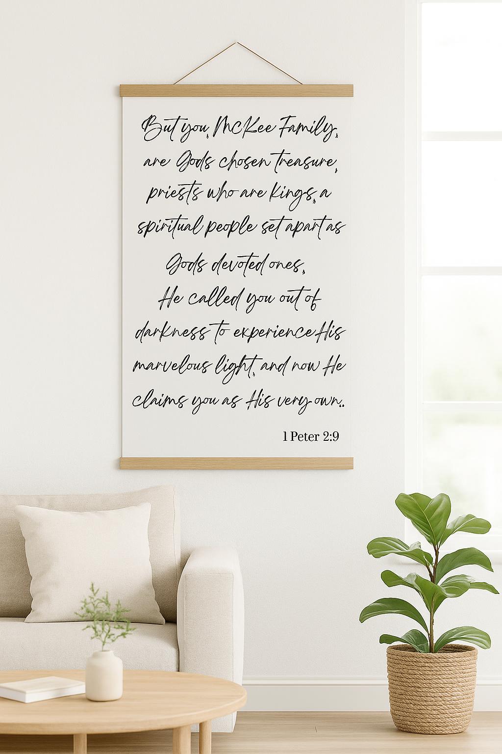 1 Peter 2:9 Poster