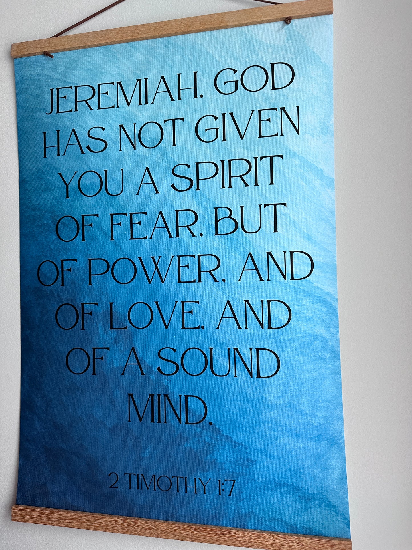 2 Timothy 1:7 Poster