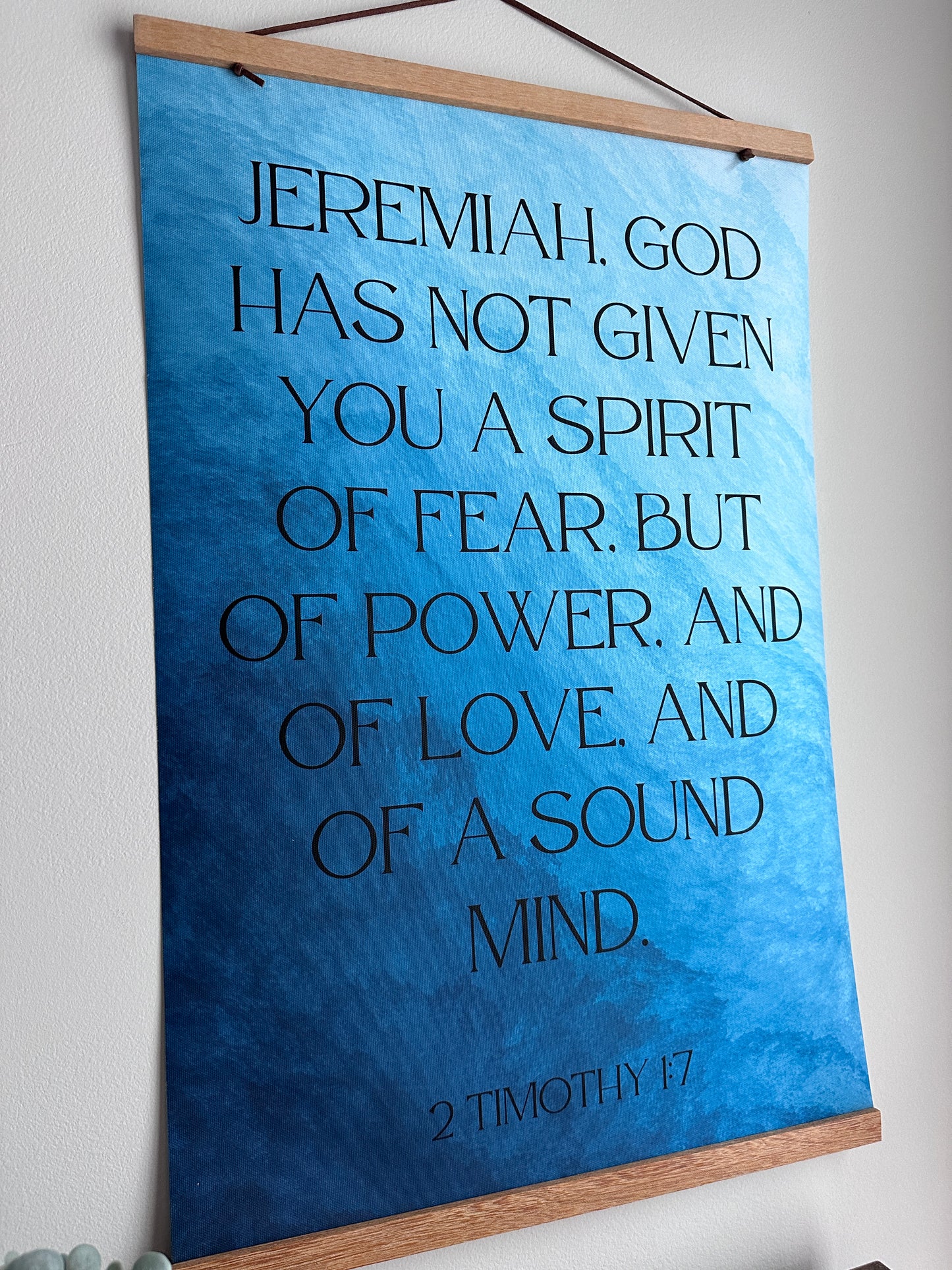 2 Timothy 1:7 Poster