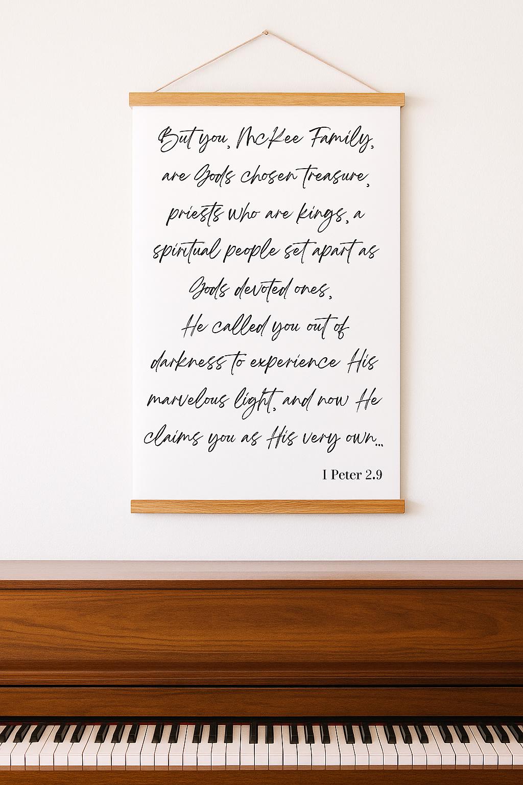 1 Peter 2:9 Poster