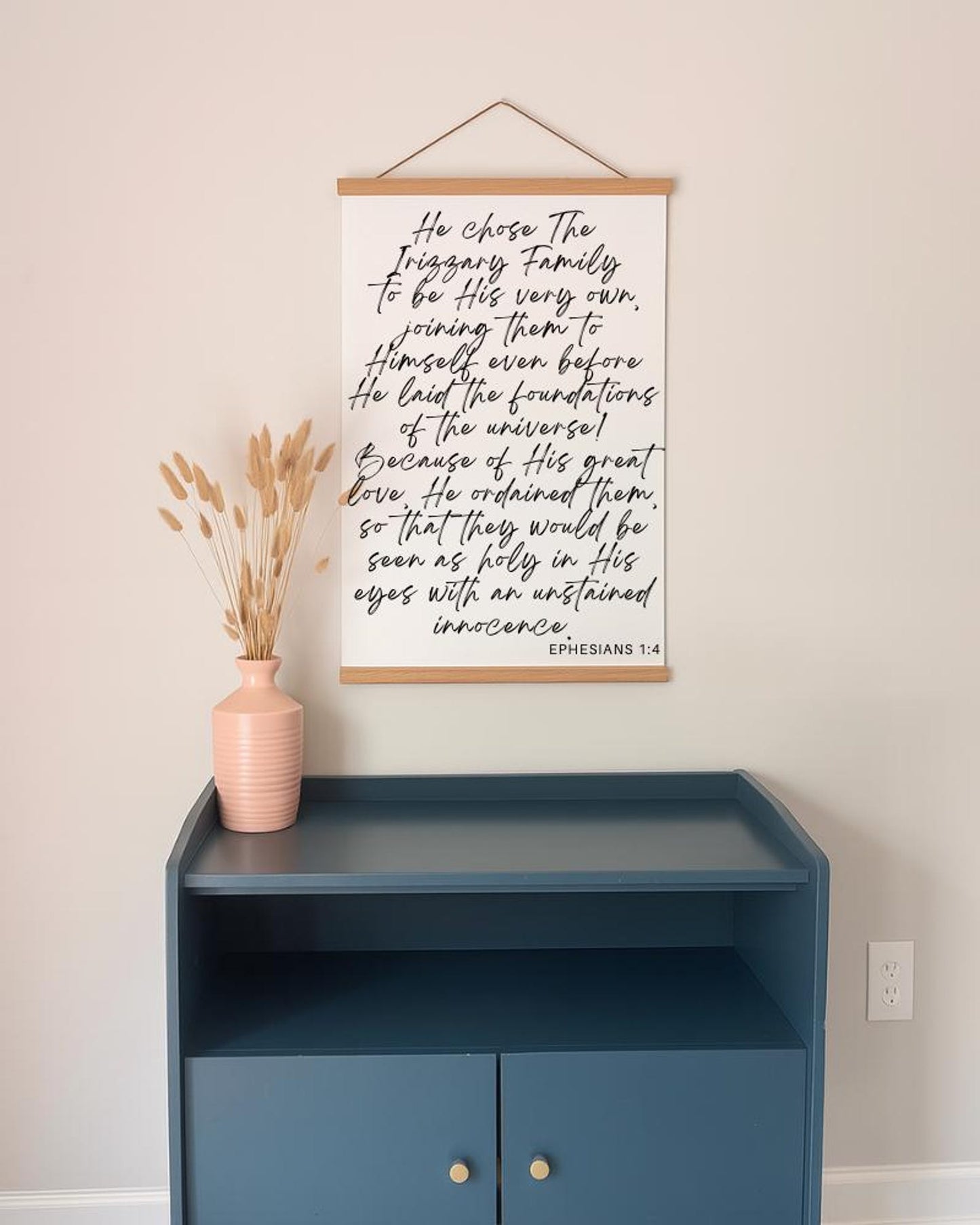 Ephesians 1:4 Poster