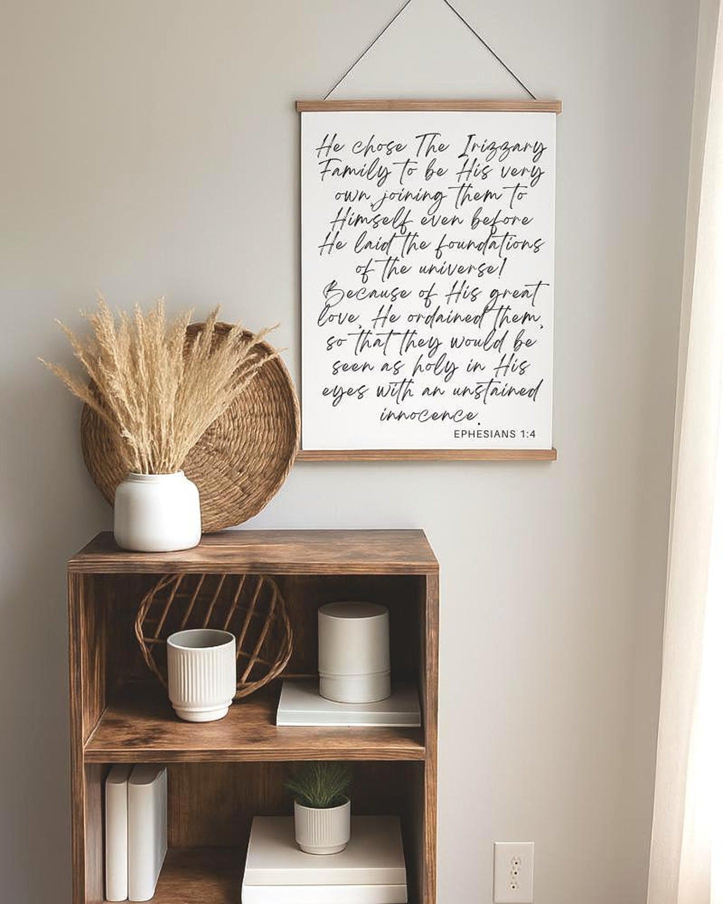 Ephesians 1:4 Poster