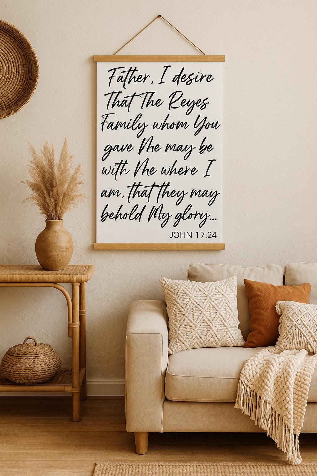 John 17:24 Poster