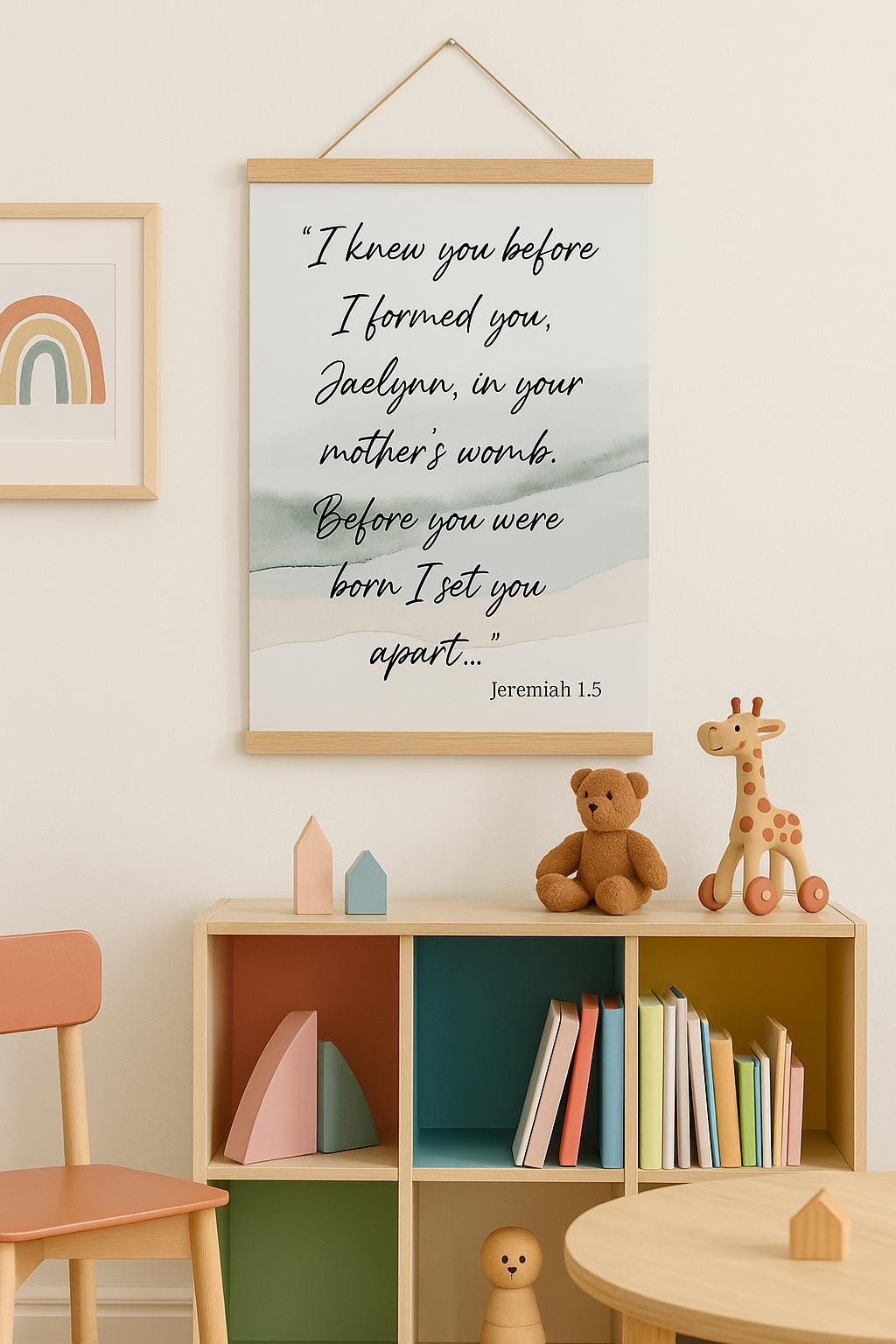 Jeremiah 1:5 Poster
