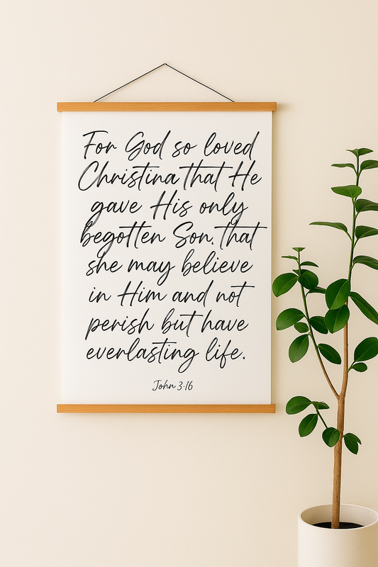 John 3:16 Poster