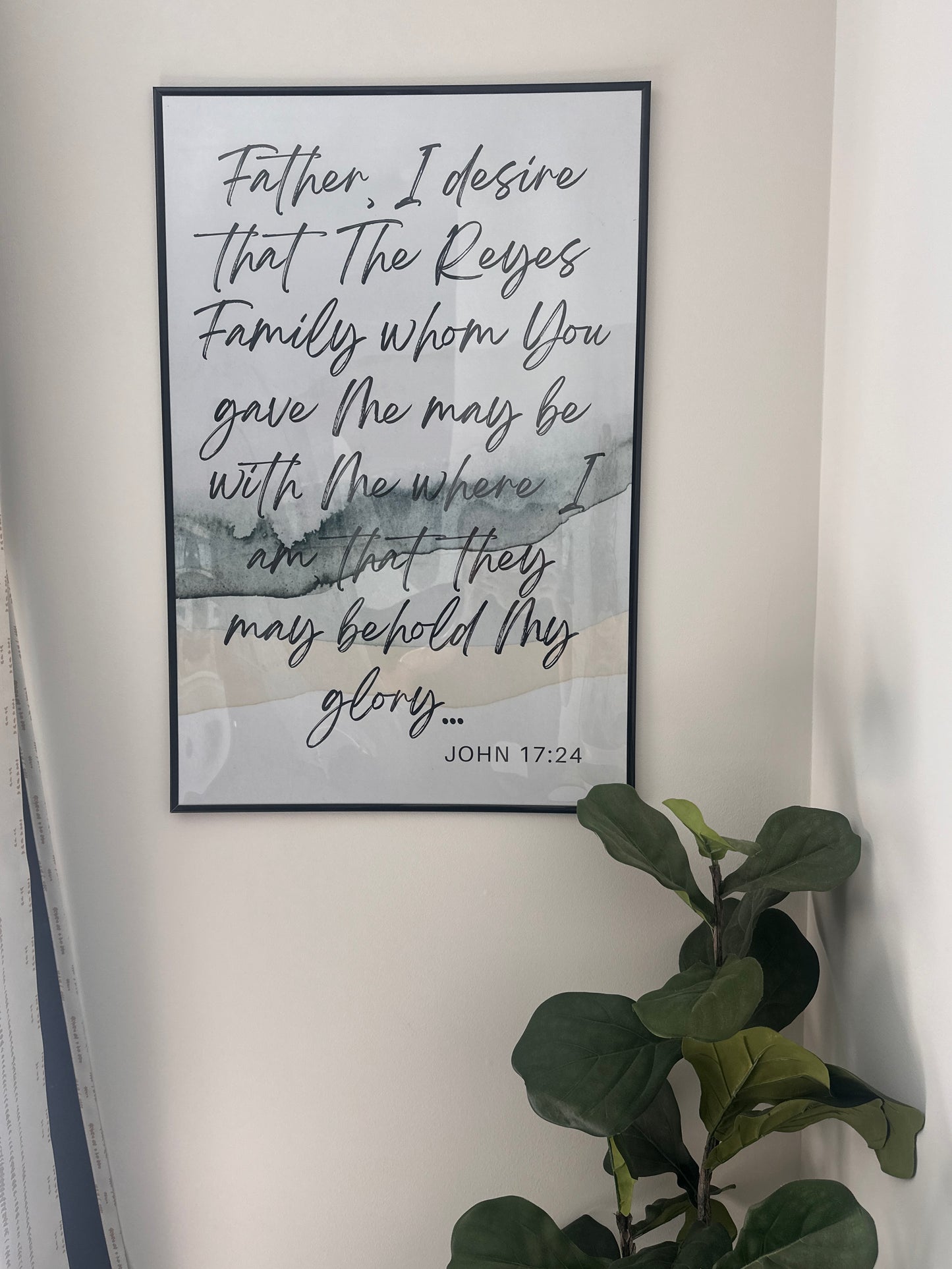John 17:24 Poster