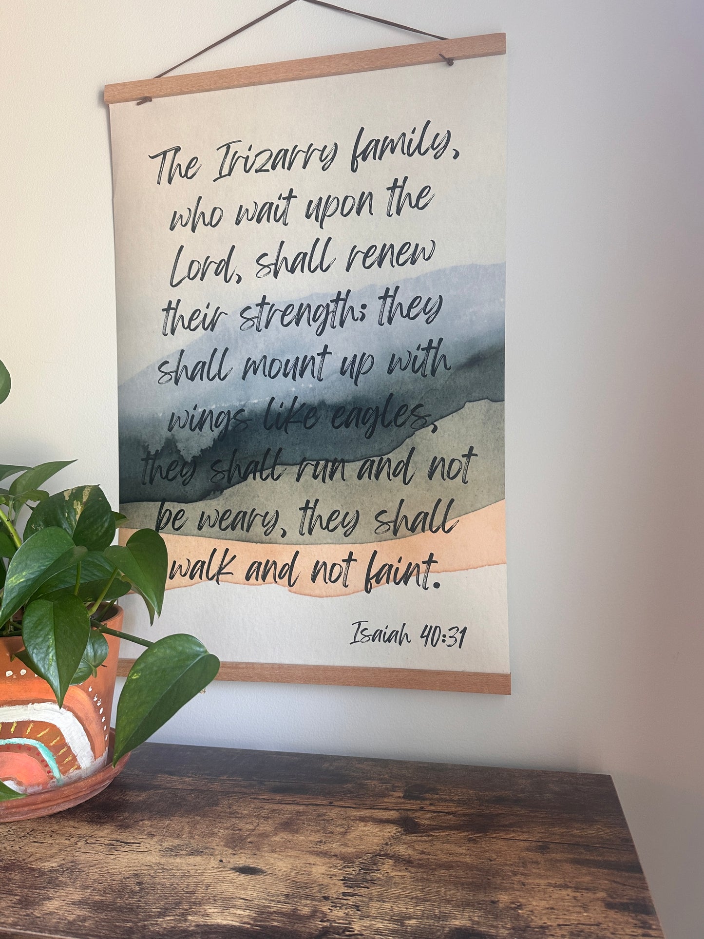 Isaiah 40:31 Poster