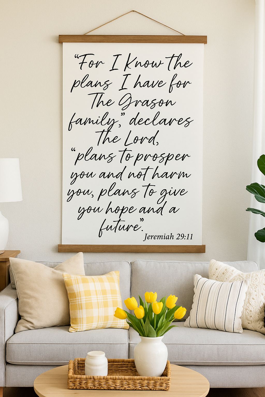 Jeremiah 29:11 Poster