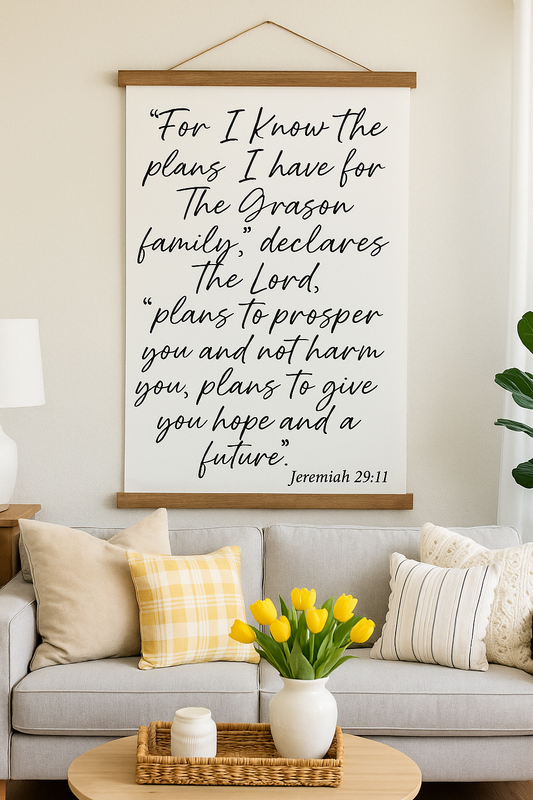 Jeremiah 29:11 Poster