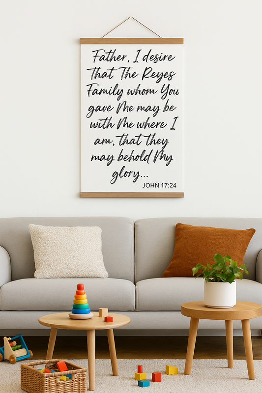 John 17:24 Poster