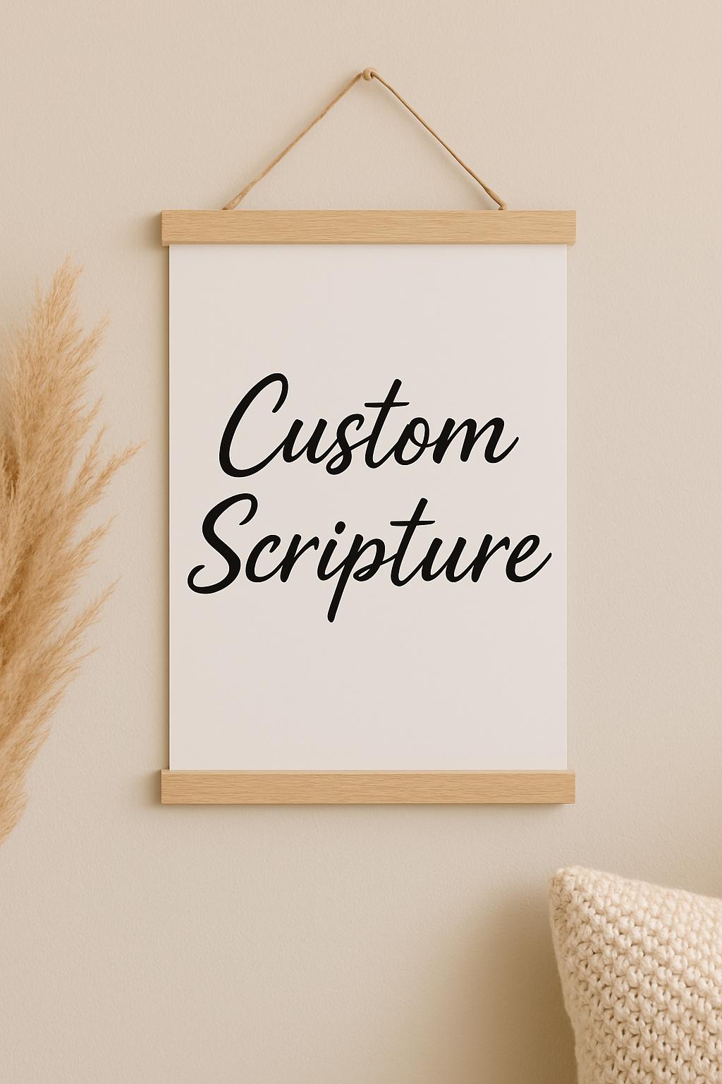 Custom Scripture