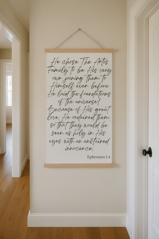 Ephesians 1:4 Poster