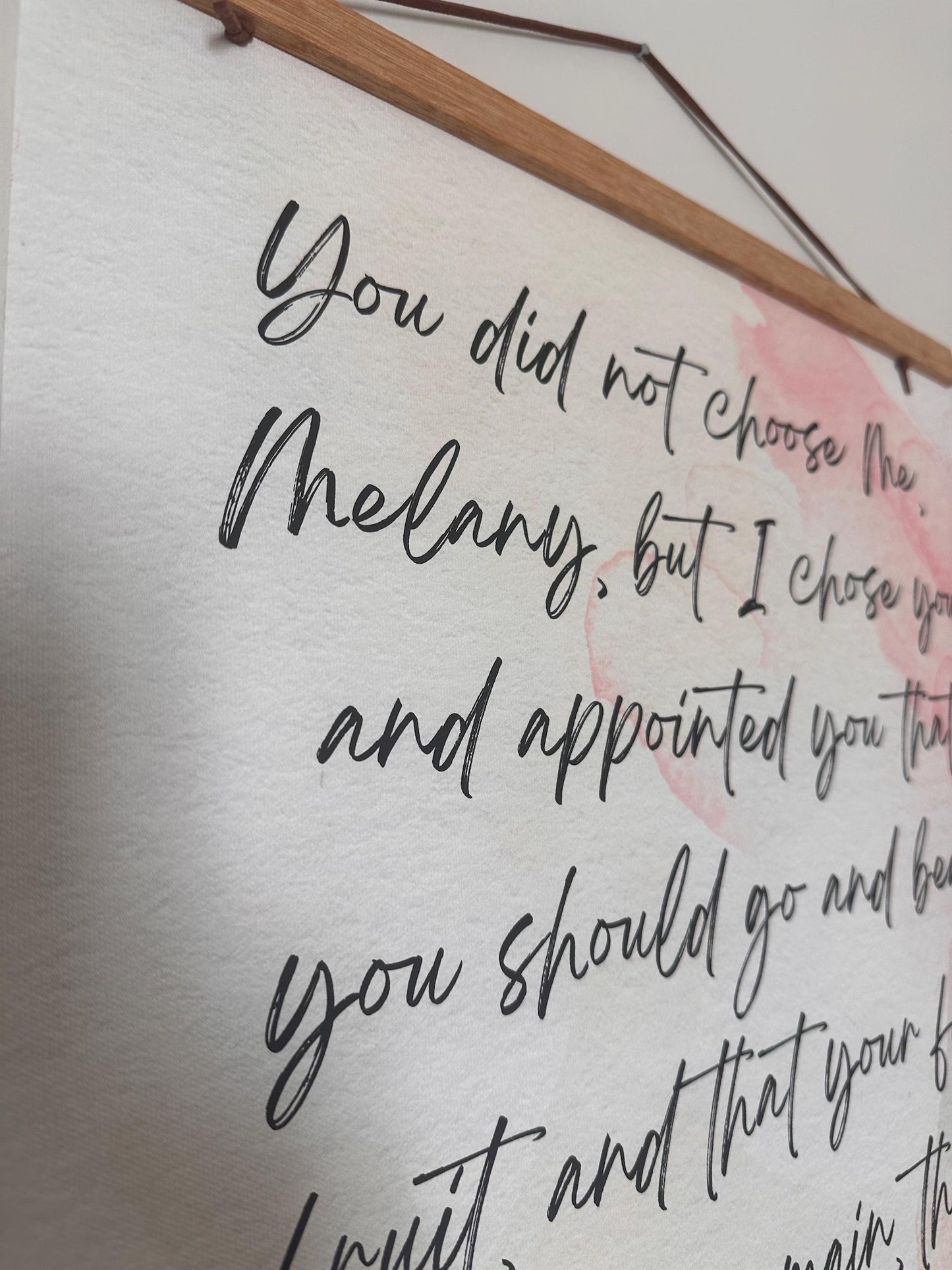 John 15:16 Poster