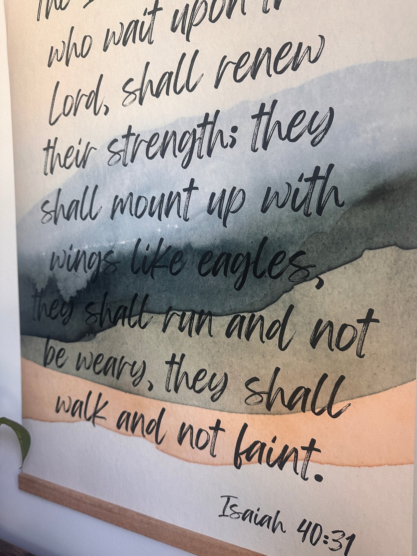 Isaiah 40:31 Poster