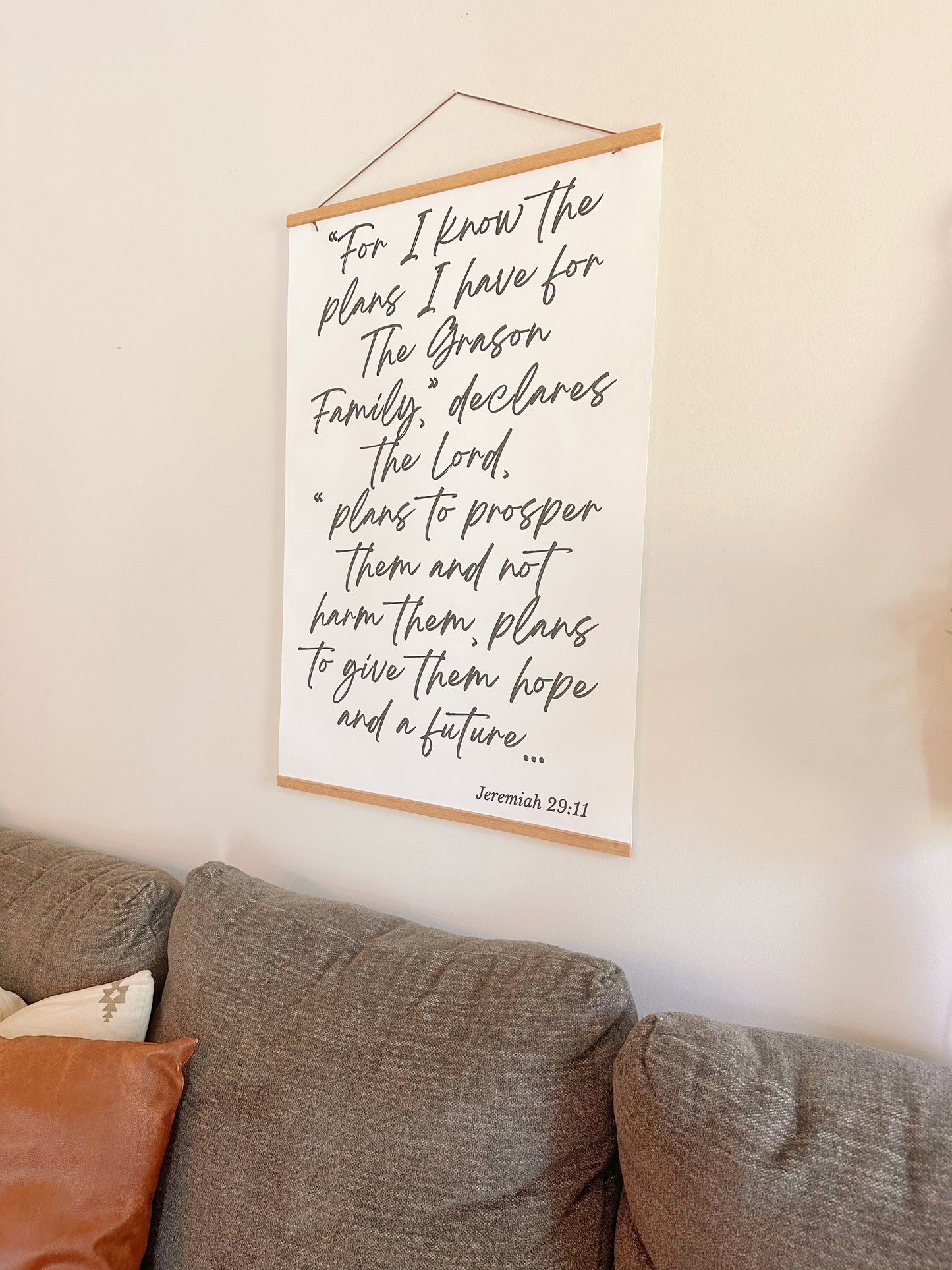 Jeremiah 29:11 Poster